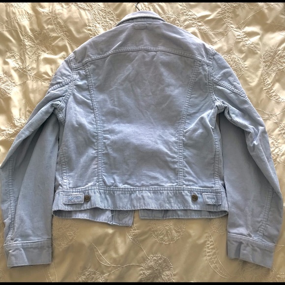 Vintage small Lee light blue corduroy jacket. Made in Belgium. - Picture 2 of 3